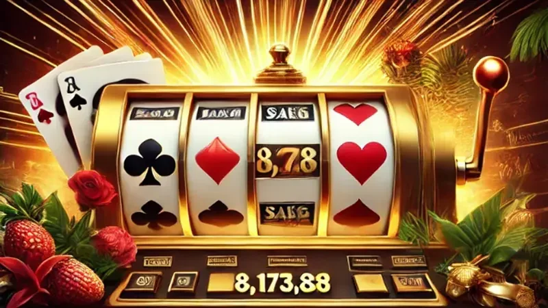 Tampilan reel bertema untuk kategori permainan slot MARI777
